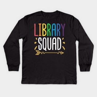 Library Squad Kids Long Sleeve T-Shirt